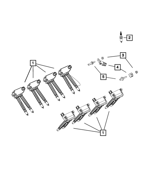 Ignition - Spark Plugs, Cables, Coils, and Glow Plugs for 2017 Ram 3500 #1