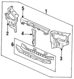 60434SV4A02ZZ - : Center Brace for Honda: Accord Image