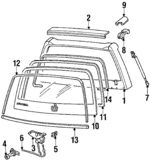 85210SB3662ZZ - Body: Tail Gate for Honda: Civic Image