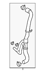 PCH500962 - : Lower Hose for Land-Rover Image