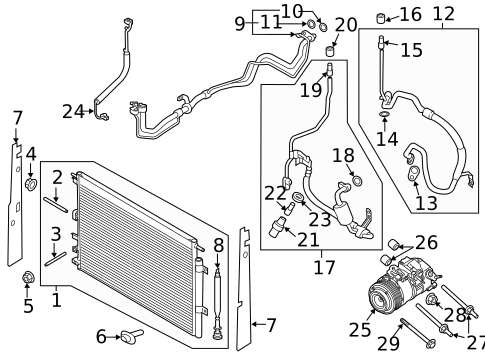 Hardware, Fasteners & Fittings for 2017 Ford Edge #0