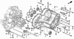 23540P4RA00 - Transmission - Automatic: HOLDER, REVERSE IDLE for Honda Image