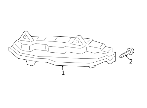 Daytime Running Lamp Components for 2017 Hyundai Elantra #0