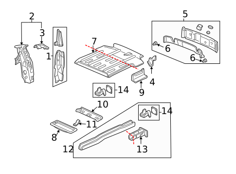 Rear Body for 1999 Chevrolet Venture #0