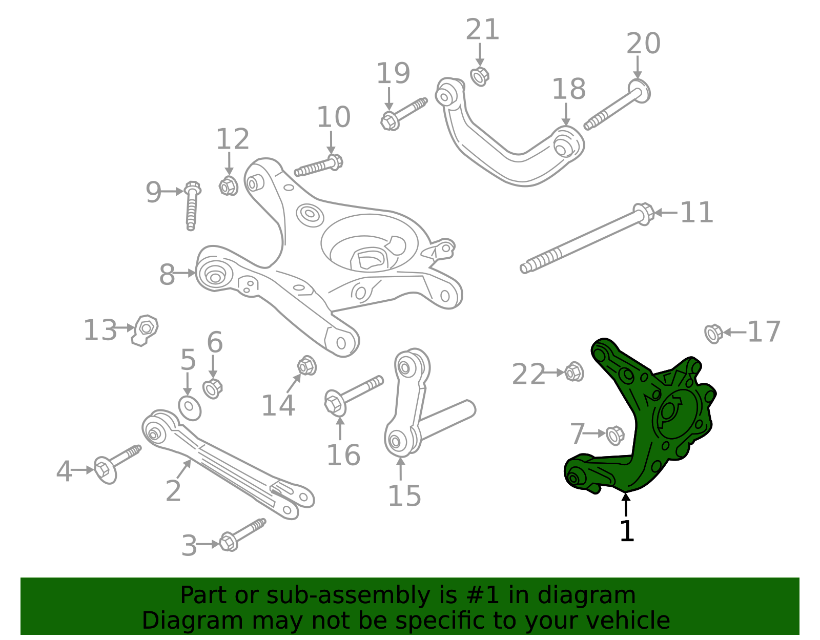 lb5z5b759a - Ford Suspension Knuckle | Levittown Ford Parts