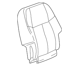 19149372 - Body: Seat Back Cover for GM Image