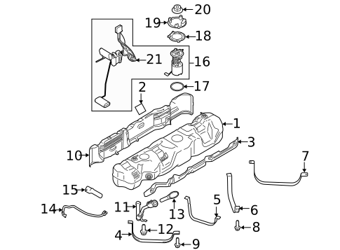 Fuel Pumps & Related Components for 2022 Ford Transit-350 HD #0