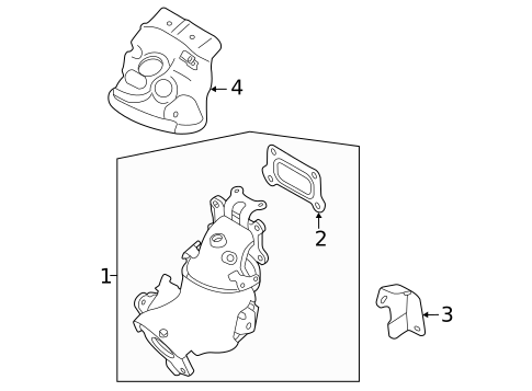 Exhaust Manifold for 2021 Nissan Rogue #0