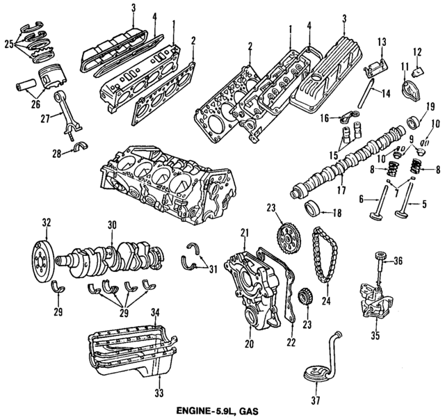 53006723 - Engine: Intake Valve for Mopar Image