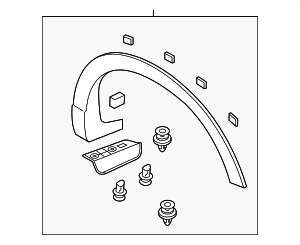 Wheel Opening Molding