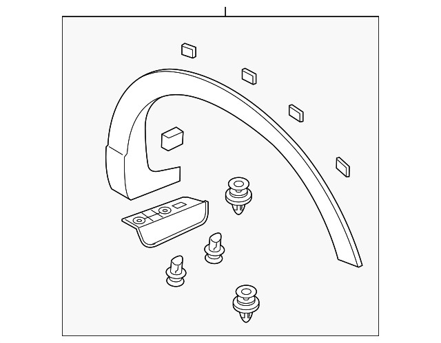 TK48-51-W60H - Driver Side Wheel Opening Molding - 2016-2023 Mazda