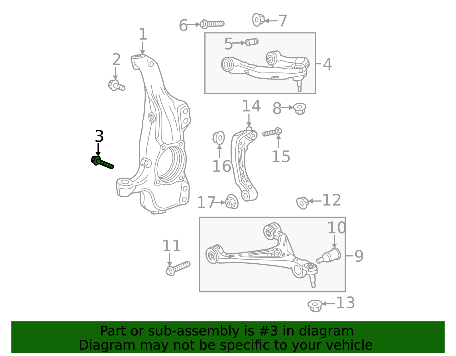 2022-2026 GM Front Wheel Hub Bolt 11549338 GM | GMPartsDirect.com