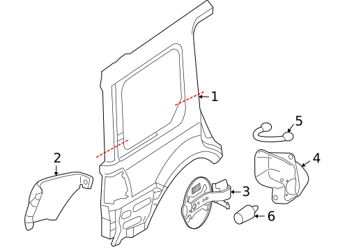 Quarter Panel & Components for 2017 Lincoln Navigator #0