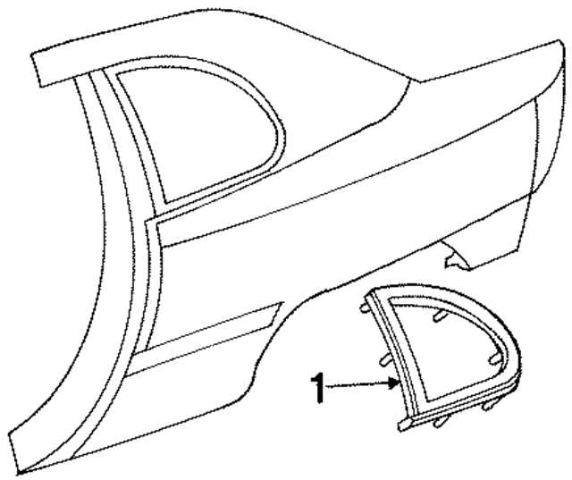 4798274 - Body: Quarter Glass for Mopar Image