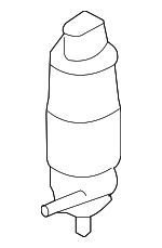 99762450200 - Electrical: Washer Pump for Porsche: 911, Boxster, Carrera GT, Cayman, Panamera Image