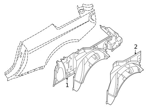 Inner Structure for 2023 BMW M440i #1