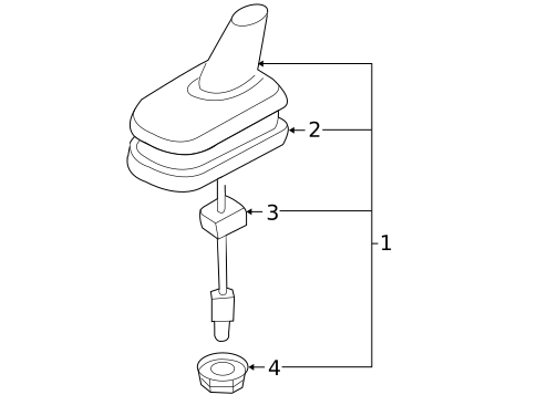 Antenna & Radio for 2005 Volkswagen Phaeton #0