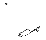 99150460500 - Body: Side Shield for Porsche: 718 Boxster, 718 Cayman, 718 Spyder, 911, Boxster, Cayman Image