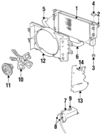 52029176AC - Cooling System: Radiator for Dodge: Ram 2500, Ram 3500 Image