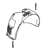 86811T4000 - : Fender Liner for Hyundai Image