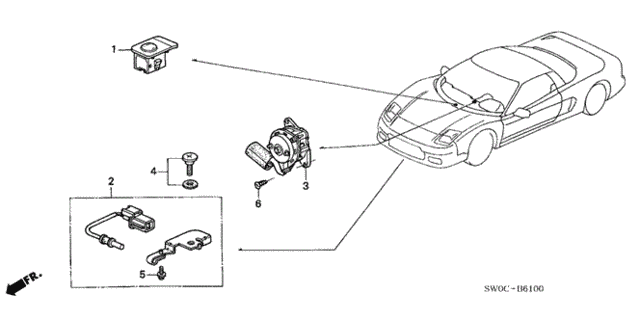 A/C Sensor for 2004 Acura NSX #0