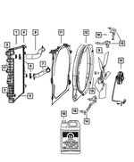 52027828 - Cooling: Radiator Isolator for Dodge: Ram 1500, Ram 2500, Ram 3500 Image
