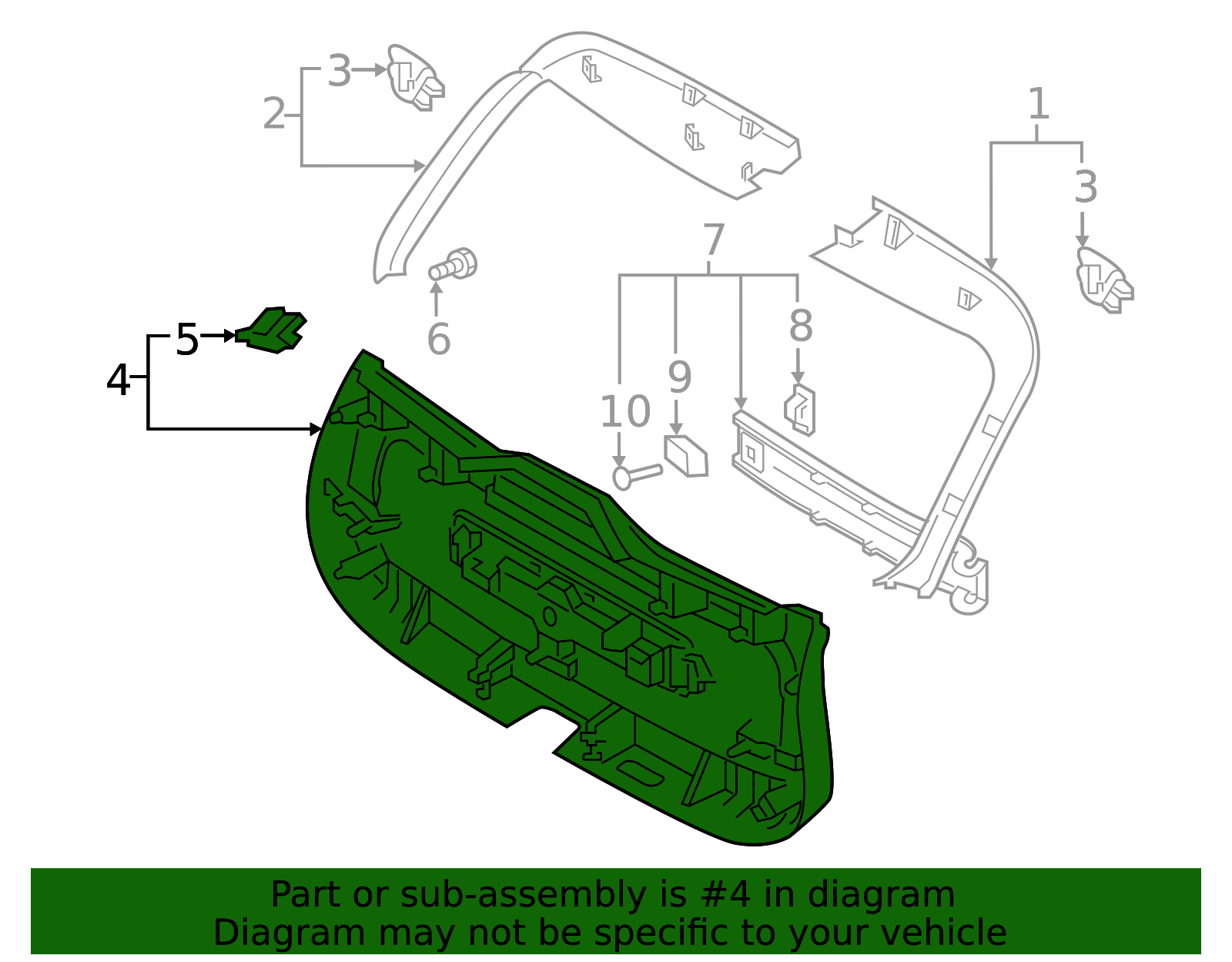 2018-2025 Volvo XC90 Panel 32460186 | TascaParts.com