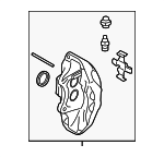 34117847241 - : Caliper for BMW: X5, X6 Image