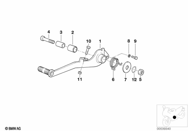 35211450231 - Pedals: Bushing -  for BMW-Motorrad Image