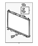 19010R5AA51 - : Radiator Assembly for Honda: CR-V Image
