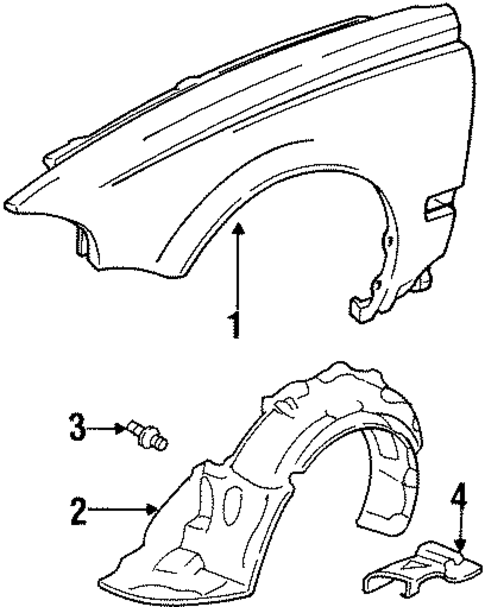 Fender & Components for 1992 Honda Civic #0