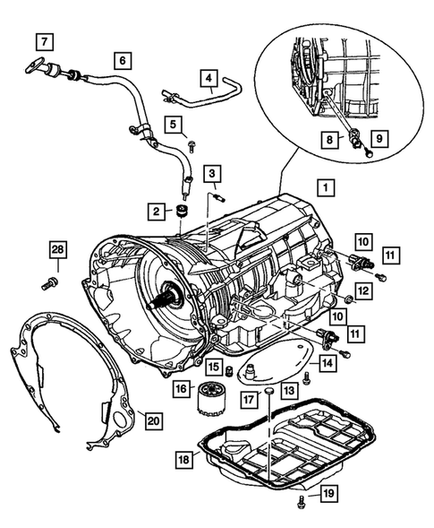 Case and Extension for 2003 Dodge Durango #0