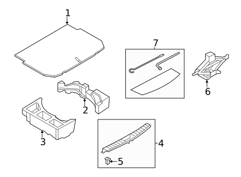 Interior Trim - Rear Body for 2014 Nissan Juke #0