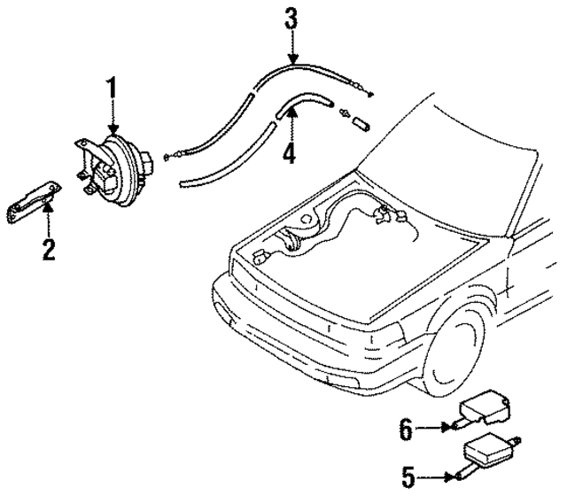 1891213E01 - : Actuator Bracket for Nissan Image