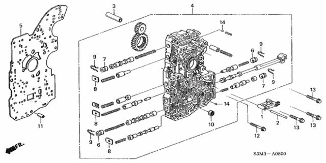 Main Valve Body for 2003 Acura CL #0