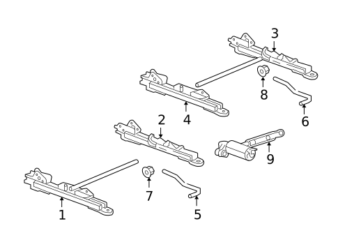 Tracks & Components for 2008 Saturn Sky #0