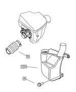 4891274AA - Fuel: Fresh Air Resonator for Mopar Image