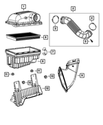 68646406AA - Fuel: Air Filter for Mopar Image image