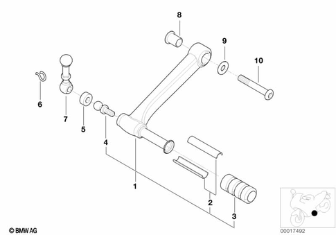 Outside Shift-Control Components for 2004 BMW-Motorrad R 1100 S #0