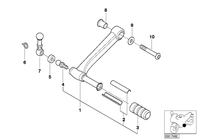 46517692014 - : Oval Head Screw - M8X45 for BMW-Motorrad Image