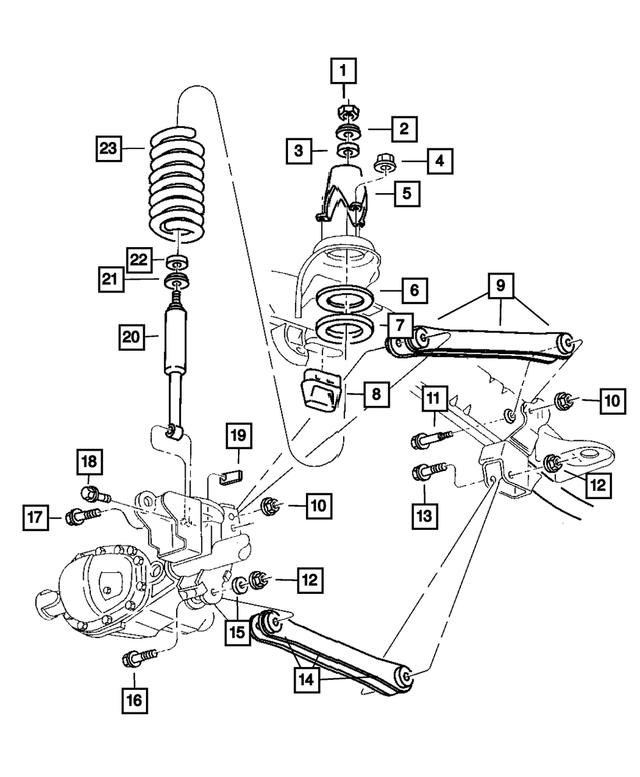 4897468AE - : Suspension Shock Absorber Package for Mopar Image