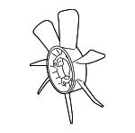 163610P381 - Cooling System: Fan Blade for Toyota: 4Runner, FJ Cruiser, Tacoma, Tundra Image