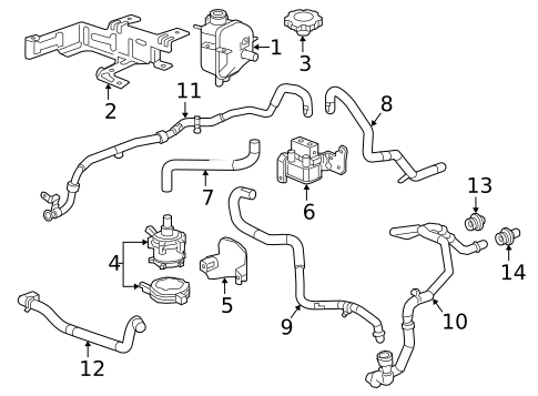 Radiator & Components for 2018 Chevrolet Volt #1