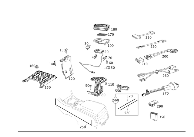 105401681 - Special Equipment: Contact Socket Housing for Mercedes-Benz: C350e, C400, C43 AMG, C450 AMG, C63 AMG, C63 AMG S, CLA250 Image image
