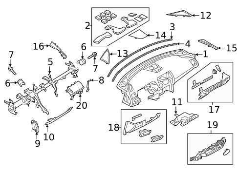 Instrument Panel for 2019 Mazda 6 #0