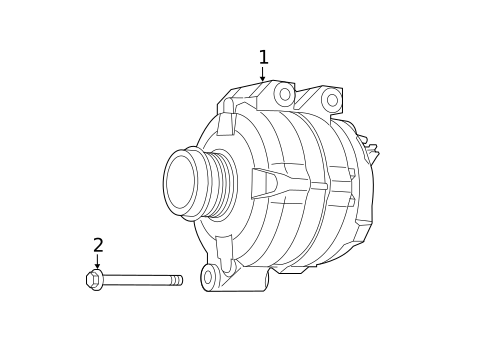 Alternator for 2012 Volkswagen Routan #0