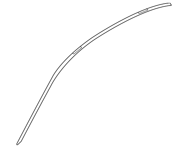 51137443692 - 2017-2023 BMW Roof Molding (51-13-7-443-692