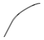 51137443691 - Body: Roof Molding for BMW: 530e, 530e xDrive, 530i, 530i xDrive, 540d xDrive, 540i, 540i xDrive, M5, M550i xDrive Image