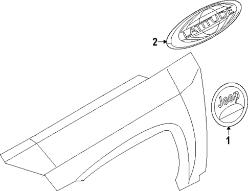 Exterior Trim - Fender for 2014 Jeep Patriot #0