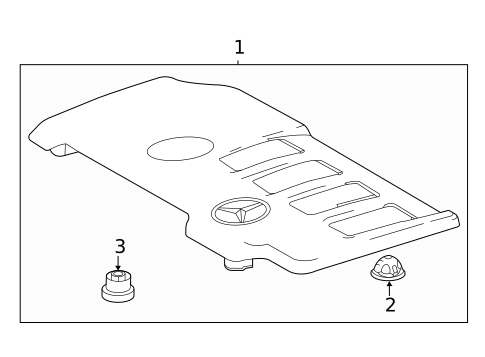 Engine Appearance Cover for 2021 Mercedes-Benz GLB 35 AMG&reg; #0